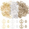 SUPERFINDINGS 120 Stück 6 Stil Friedenszeichen Symbol Charms Anhänger Vintage Legierung Friedensanhänger Schmuck Friedensanhänger Friedenszeichen Halskette Armband Anhänger Für Die Schmuckherstellung