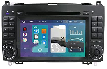 Sat Nav Autoradio Stéréo pour Mercedes pour Benz W169 W245 pour Viano pour Vito W639 pour Sprinter W906 OBD2 4GWIFI Android 10 Quad Core 1G 16G Multimédia Poste Radio Voiture