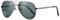 Pro Acme Pilotenbrille Herren Damen Polarisierte Fliegerbrille Klassische Piloten Sonnenbrille Unisex UV400 Schutz Vintage Sonnenbrille (A3 Gunmetal Rahmen | Grün Linse)