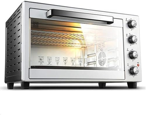 RKYRRKI Forno Elettrico Monoventilato da Incasso in Acciaio Inox con Contaminuti Commerciale Grande capacità 60 L Utile