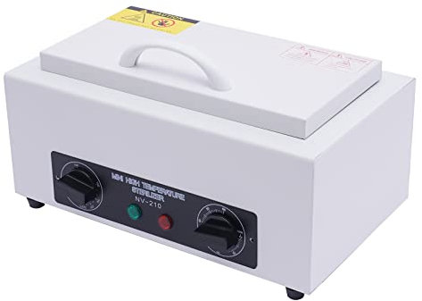 biniliubi Hochtemperatur-Sterilisator für trockene Wärme, Heißluft-Sterilisator mit abnehmbarem Korb aus Edelstahl, für Maniküre, Salon, Frisur