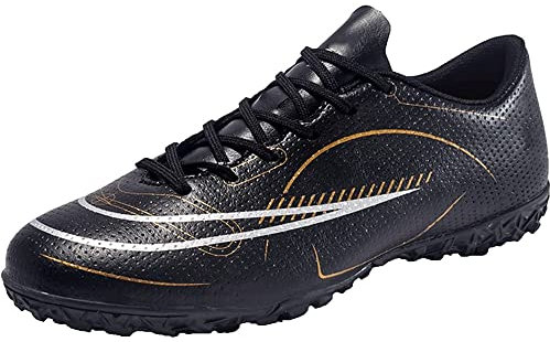 GEMECI Herren Fußballschuhe Fußballschuhe Leichte atmungsaktive Futsal Schuhe Kinder Jugend Turf Fußballschuhe für Fußballtraining und Wettbewerb (Color : F, Size : 36 EU)