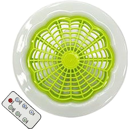 Ventiladores de techo con control remoto de luces, luz de techo de perfil bajo cerrada invisible de 9 pulgadas con ventilador, luz de ventilador inteligente de montaje empotrado moderno, LED regulable