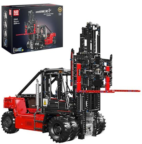 Mould King 17045 Technic Carrello Elevatore Per Carichi Pesanti Telecomandato Giocattolo Per Carrelli Elevatori Con Blocchi Di Costruzione, Adatto Per Adulti Dai 14 Anni In Su (4579 pezzi)