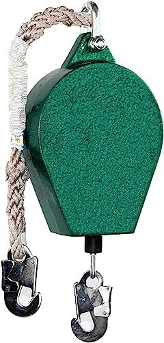 Selbsteinziehendes Lifeline-Kabel, Sicherheitsabsturzsicherung, einziehbares Umhängeband, ideal für Dachdecker, Bauausrüstung, Absturzsicherung und Fallrückhaltegerät