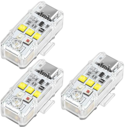 LYONGTECH Drone Strobe Lights,Night Flying Anti Collision Light,LED Flash Lamp for DJI Neo,Flip,Mini 3/4 Pro,Mini 4K/SE/2,Air 3S/3/2/2S,Mavic 3/2/Spark/FPV/Avata 2/EVO Accessories(3 PCS)