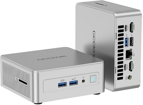 GEEKOM AI Mini PC AE8, AMD Ryzen 7 8845HS Mini Computer(8 Kerne 16 Threads, bis zu 5,1 GHz), 32 GB DDR5 5600MHz Max.2TB SSD Mini PC Gaming, Win-11 Pro/AMD Radeon 780M/WIFI 6E/BT5.2/4 Display