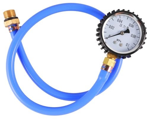 Yardenfun Blockage Detection Table Back Pressure Gauge Car Parts Back Pressure Detection Tool Exhaust Plugging Detection Table Tool Vehicle Exhaust Emission Tester Car Accessories