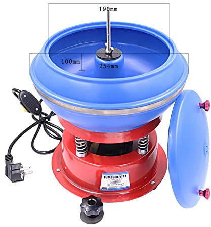 Machine à polir les bijoux Gemstone Puissance Polisseuses Tumbler Machine de polissage Vibrant 3kg Capacité for bijoux en métal Tools de meuleuse vibrante Polissage de précision(Voltage 220V)