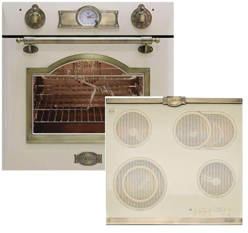 Kaiser Juego de cocina EH 6355 ElfEm+KCT 6185 ElfEm, horno eléctrico, autosuficiente, 79L, horno empotrable, 8 funciones + Autarkers High Light vitrocerámica, 60 cm