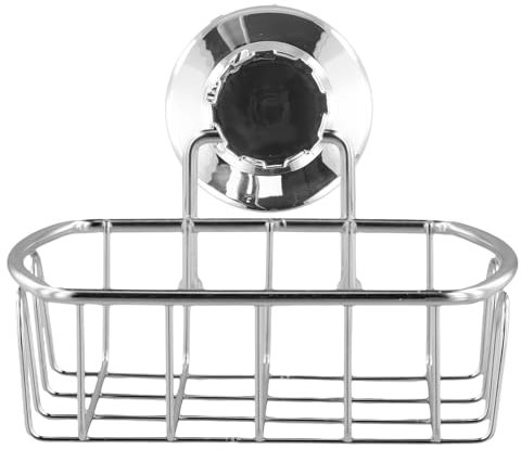 Panier de Douche sans Perçage,Ventouse Système de Vide - Panier Combiné Multifonctionnel en Acier Inoxydable - Ne Rouille Jamais - Étagère de Rangement pour Salle de Bain et Cuisine