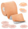 BLOOMORA Boob Tape Essential | Nastro Adesivo Seno Extra Largo | Nastro Push Up per Seno Grande | Body Tape 5 cm con Copricapezzoli in Silicone | Reggiseno Adesivo Invisibile Beige