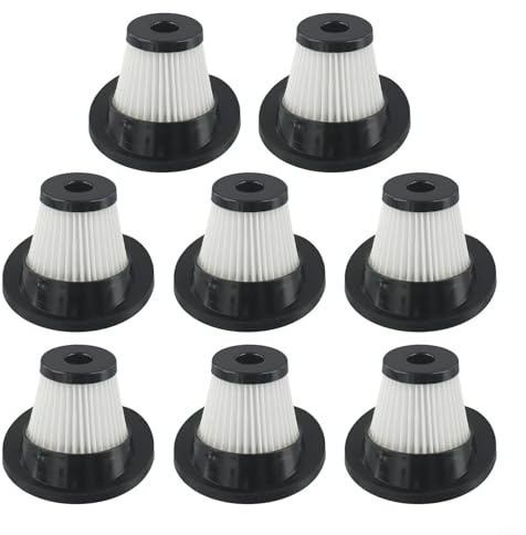 8 Stück HEPA-Filter Ersatzfilter passend für VacLife VL188 VL189 schnurlosen Handstaubsauger, waschbares, wiederverwendbares Filterelement (8 Stück)