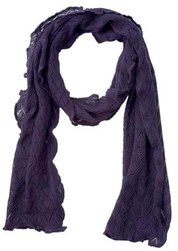 Invero, Merino Schal -Lilly, 100% Wolle (Pflaume