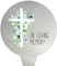 younikat Grabstecker aus Edelstahl I Grabschmuck Rund 16 cm Deko I Spruch - In Loving Memory Kreuz I you0074
