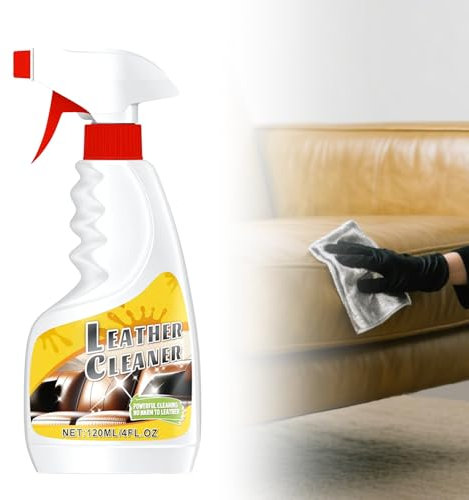 Leather Cleaner Spray, 2025 New Car Leather Cleaner for Sofas Cleaning Products, Multi-Functional Leather Car Seat Cleaner, Powerful Leather Furniture Cleaner Stain Remover (1 PCS)