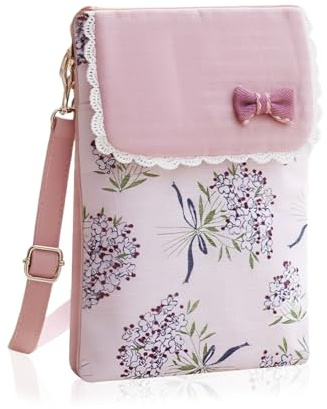 HMCEY Pochette Téléphone Bandoulière,Sac Telephone Portable Femme Tissu,Pochette Crossbody,Petite Sacoche Telephone,Sacoche Smartphone avec Bandoulière Réglable,Pochettes Portefeuille,Phone Bag