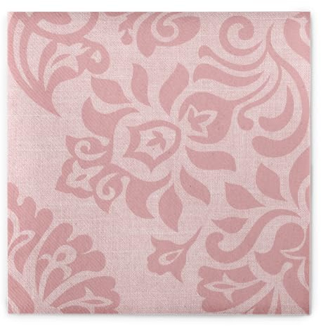 Mank Airlaid Serviette Rex 40 x 40 cm – 50 Stück, stoffähnliche Premium Einweg Servietten, weich & reißfest, extra saugstark, Hochzeit Ornament in Trendfarben (Rosé)