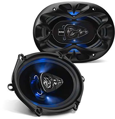 BOSS Audio Systems BE5768 Car Speakers - 300 Watts of Power Per Pair and 150 Watts Each, 5 x 7 Inch, Full Range, 3 Way, Sold in Pairs, Easy Mounting