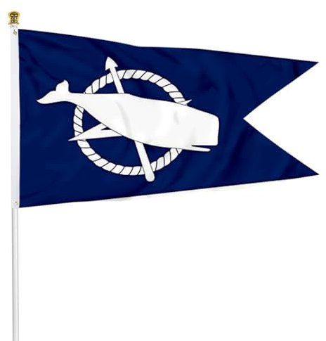 Fyon The de Facto Flagge von Nantucket Banner Landschaftsflagge 90 x 150 cm