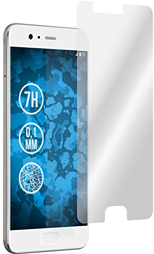 PhoneNatic 4er-Pack Displayschutzfolien Fiber-Glas klar kompatibel mit Huawei P10