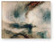 Wandkings Leinwandbilder von Joseph Mallord William Turner - Wähle ein Motiv & Größe: Schneesturm über dem Meer - 40 x 30 cm