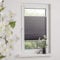 OBI Klemmfix Plissee Easyfix Milena verspanntes Plissee Montage ohne Bohren | 105 x 130 | grau