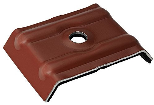50 Stück Kalotten 35/207 farbig für Wellplatten Lichtplatten Trapezblech Oxidrot RAL 3009