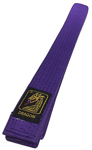 Karategürtel Judogürtel Budogürtel Dragon Violett 100% Baumwolle (280)