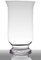 innaGLAS Bougeoir de Table Lea sur Pied, Cylindre - Rond, Transparent, 30cm, Ø 18cm - Vase Transparent - Photophore en Verre
