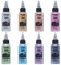Moon Glitter - Holographic Glitter Fabric Paint - 30ml - Set of 8 - Textile paint for clothes, t-shirts, bags, shoes & canvas