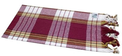 Dufte Momente Strandtuch Pestemal Classic Rot kariert ca. 80x180 cm Hamamtuch 80% Baumwolle, 20% Polyester