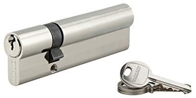 THIRARD - Cylindre à clé crantée 30 x 80 mm nickelé 3 clés