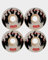 Globe G1 Rollen, Weiß/Schwarz/Flames (Mehrfarbig), 54mm