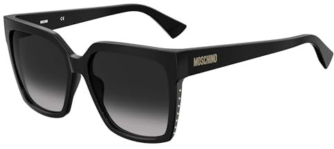 Moschino Occhiali da Sole MOS079/S BLACK/DARK GREY SHADED 57/17/145 donna