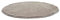 HOMESTORY Badematte Grau Polyester 55,0cm Ø Antirutschbeschichtung auf der Unterseite, Farbe-Dekor:Taupe, Design:rund (55 cm)