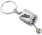 QNQA Fast and Furious 9 Porte-clés de Levier de Vitesse - Alliage Métallique Créatif, Modèle de Transmission Manuelle Argenté pour Accessoires Auto, Pendentif de Course