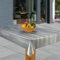 laro Wachstuch-Tischdecke Abwaschbar Garten-Tischdecke Wachstischdecke PVC Plastik-Tischdecken Eckig Meterware Wasserabweisend Abwischbar, Muster:Holzoptik - grau, Größe:100x300