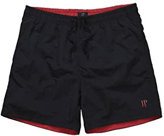 JP 1880 Hasta la Talla 7XL, bañador, Cintura elástica, Slip Interior de Corte semilargo, Secado rápido Negro 8XL 702532130-8XL