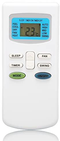 Garsent Mando a Distancia Universal para Aire Acondicionado Compatible con TCL, Dronic, Klimaire, Pioneer, Ciac, Airton, Dronic, Fujico, Universal Asia, Airmaster, Ayre, Titan