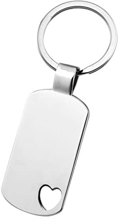 tecnocoppe Portachiavi traforo cuore INCISIONE PERSONALIZZATA on line