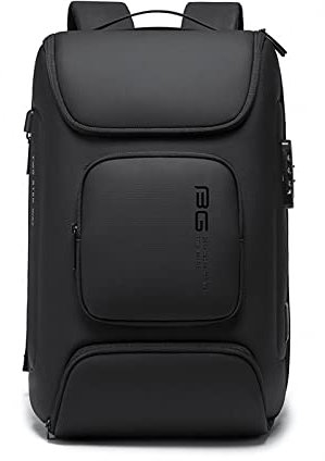 FANDARE Sac à Dos Antivol Ordinateur 15.6 Pouces - USB, Imperméable, Pour Homme, Affaires, Voyage, École - Noir