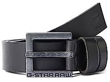 G-STAR RAW Herren New Duko Gürtel, Schwarz (dk black D23106-3127-6484), 105