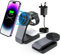 Magnetic Wireless Charger for Apple Series,Foldable Travel 3 in 1 Wireless Charging Station,18W Fast Magsafe Charger Stand for iPhone 15/14/13/12 Series,iWatch Series,Airpods 3/2/pro