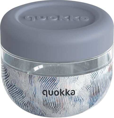 Quokka RECIPIENTE COMIDA MS CON FUNDA DE SILICONA BUBBLE ZEN 500 ML