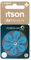 ITSON, PR675 Piles Zinc-air, Paquet de 6, idéales pour Les appareils auditifs Intra-Auriculaires et Supra-Auriculaires, Emballage sans Plastique, PR675(44) IT/6RM