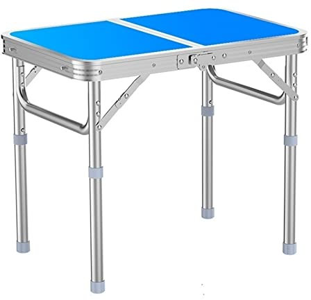 LIZHENGBIN Mesa de Campamento Mesa Plegable para Acampar, Almacenamiento, Cocina, Senderismo, Picnic, Muebles de Camping, jardín, Mesa de Pesca, Escritorio Auxiliar Plegable para Exteriores