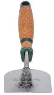 OLEJNIK J L PROFESSIONAL Cazzuola per intonaco - Cazzuole da intonacatore saldabili - Piccola cazzuola da muratore - Acciaio inossidabile - Manico in sughero naturale - 40mm