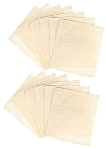 Mikinona 50stücke Drawstring Strainer Bags Filtern Von Brühe Kräutern Und Gewürzen Praktische Kordelzugbeutel Für Zubereitung Von Tee Kaffee Und Chinesischer Medizin