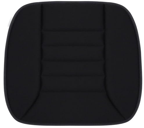 ZXBL Sitzkissen Auto für VW T-Cross 2019-2024,Orthopädisches Sitzkissen Memory Foam Stuhlkissen Komfort Sitzauflage für Hüfte,A Black
